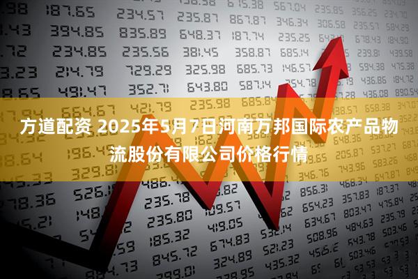 方道配资 2025年5月7日河南万邦国际农产品物流股份有限公司价格行情
