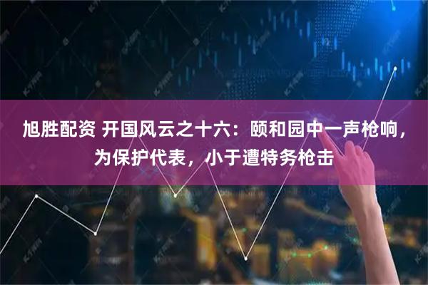 旭胜配资 开国风云之十六：颐和园中一声枪响，为保护代表，小于遭特务枪击